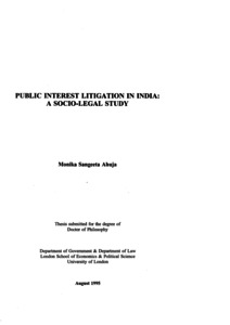 Public Interest Lawyering In India Pdf 32